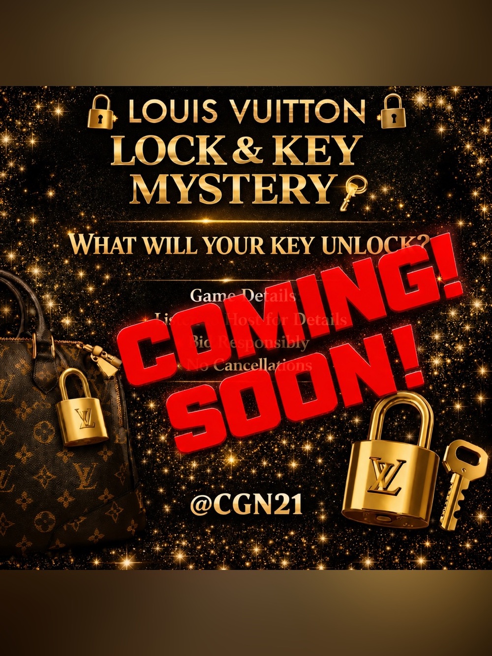 🛑 Louis Vuitton Lock & Key Bundle Mystery - Listen to Host - No Cancellations